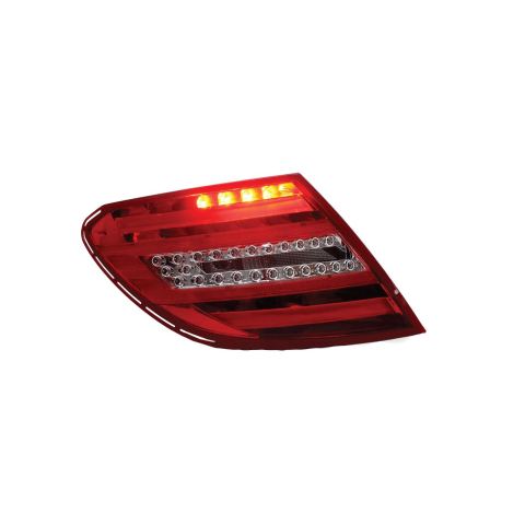 for benz 2007-2011 upgrade 2012-2013 c class w204 tail light set - 版本详情图