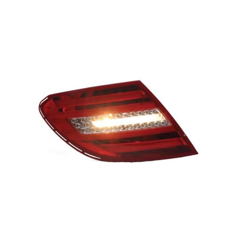for benz 2007-2011 upgrade 2012-2013 c class w204 tail light set - 版本详情图